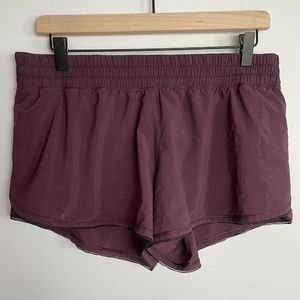 lululemon Running Athletic Shorts Red/Cranberry 10
